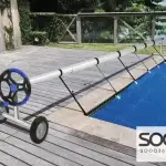 Adjustable 4.5m swimming pool cover reel