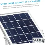 100W Solar Powered Spotlight for Ceiling