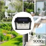 Waterproof solar wall lantern