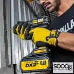 DX12درل شحن مع شاكوش 18 فولت مع بطاريتين 4 امبير 13مم كتربلر