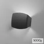 مصباح حائط فوماجالي 15.5 سم - أسود
