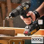 DX155درل شحن 18 فولت مع بطارية 2 امبير 13مم كتربلر