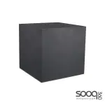 Ida Square Plant Pot, Anthracite Gray, 49.5*49.5*49.5 cm - 57 Liters