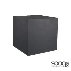 Ida Square Plant Pot, Anthracite Gray, 49.5*49.5*49.5 cm - 57 Liters