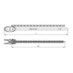 Cetaform 4 inch * 900 mm chain pipe wrench