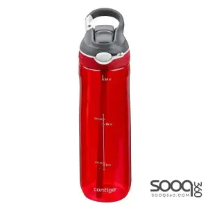 Contigo Autospout Ashland Water Bottle 720ml Red/Grey
