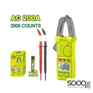 جهاز فحص كهرباء كلامب ميتر 200 أمبير ديلوDTDM6501