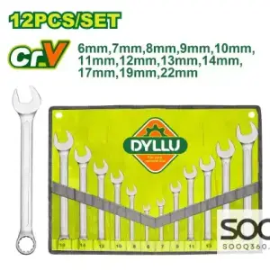 طقم مفاتيح شق رينغ 12 قطعة ديلوDTSP1M12DTSP1M12