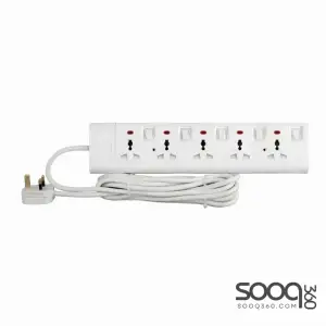 3-meter electrical extension cord - 5 outlets from Terminator