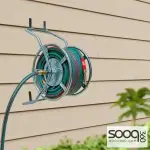 Mega 1/2 inch water hose with iron reel - 50 meters