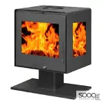 Indoor wood-burning stove, 70*40*90 cm