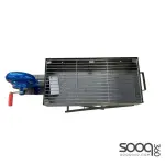 BBQ grill with blower 25*80 cm