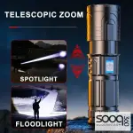 Rechargeable multi-purpose flashlight