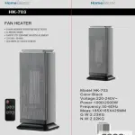 Home Electric 2000W Electric Heater