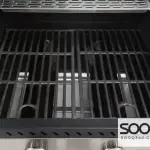 Mega 2-burner charcoal and gas grill - 162*66*113 cm