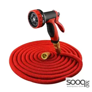 Magic garden hose expandable from 5 to 25 meters