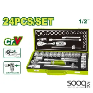 طقم بوكسات24 قطعة 1/2 بوصةDTST2L24