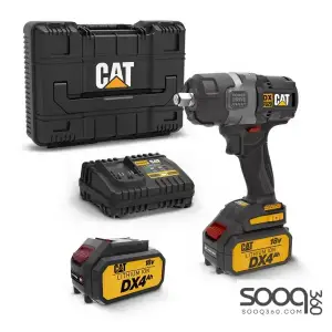 DX7020 درل بوكس 700 نيوتن 1/2 انش 18 فولت مع بطاريتين 4 امبير كتربلر