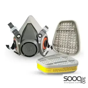 Double gas protection mask, N95 chemical respirator mask