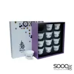 12-piece silver glass Arabic coffee cup set