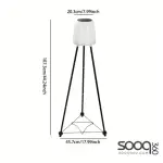 Solar-powered outdoor stand lamp