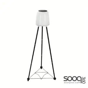 Solar-powered outdoor stand lamp