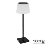 Rechargeable solar table lamp, 3 colors