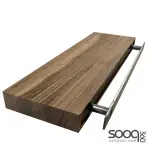 Decorative shelf, brown color, measuring 28*28*80cm