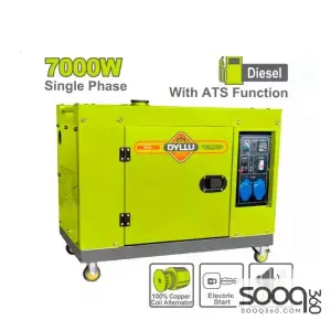 مولد 7000 واط سايلنت مع لوحة ats ديلوDTDG2A90-1DTDG2A90-1