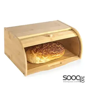صندوق خبز بيلي بمقبض خشبي