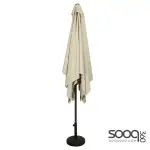 Telescopic umbrella with handle, 3.5 x 3.5 m, without base
