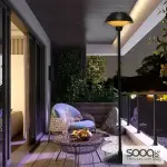 دفاية (صوبة) كهرباء خارجية ميجا 1500 واط - أسود 2 متر