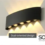Super Vitro 27cm Wall Lamp - Black
