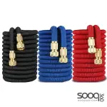 Magic garden hose expandable from 5 to 25 meters