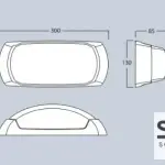Fomajali Wall Lamp - White 30 cm