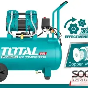 كمبروسر هواء 50 لتر صناعي صامت توتالTCS1120508