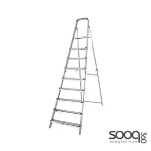 Iron ladder with 9 steps on one side