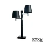 Luxury double table lamp, wireless rechargeable