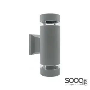 Ceramic wall lamp - gray, 26 cm