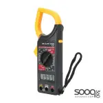 Digital measuring device with clip