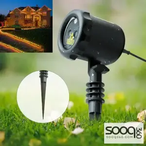 Decorative lighting for outdoor or indoor use - red and green colors