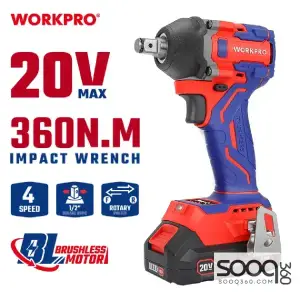 درل بوكسات شحن 360 نيوتن بدون بطارية وشاحن من وورك برو (WP390225)