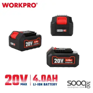 بطارية شحن 20 فولت 4 امبير من وورك برو (WP395002)