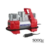 منفاخ سيارة دبل بستون 12 فولت من وورك برو (WP460801)