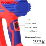 سشوار حراري 1800 واط من وورك برو (WP474001)