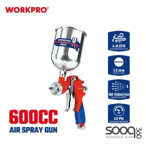فرد رش دهان طاسة علوية 600 مل من وورك برو (WP512001)