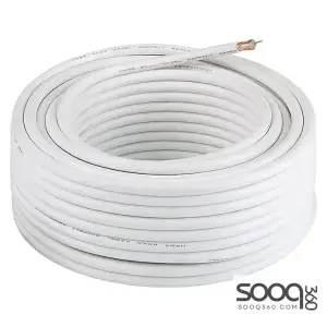 Coaxial RG59 Cable Black 100m without Power Cable