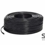 Coaxial RG58 Cable Black 200m without Power Cable