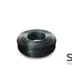 Coaxial RG58 Cable Black 50m with Power Cable