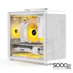 Huntkey A320G PC Empty Gaming Case without Fans -White